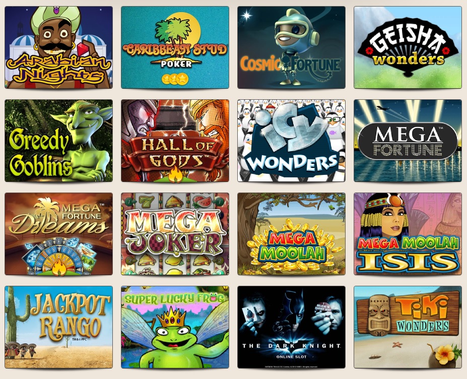 Alot of populair Jackpot Games!